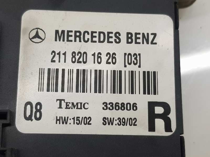 MERCEDES-BENZ E-Class W211/S211 (2002-2009) Другие блоки управления A2118201626, 2118201626, TRASERODERECHO 19741700
