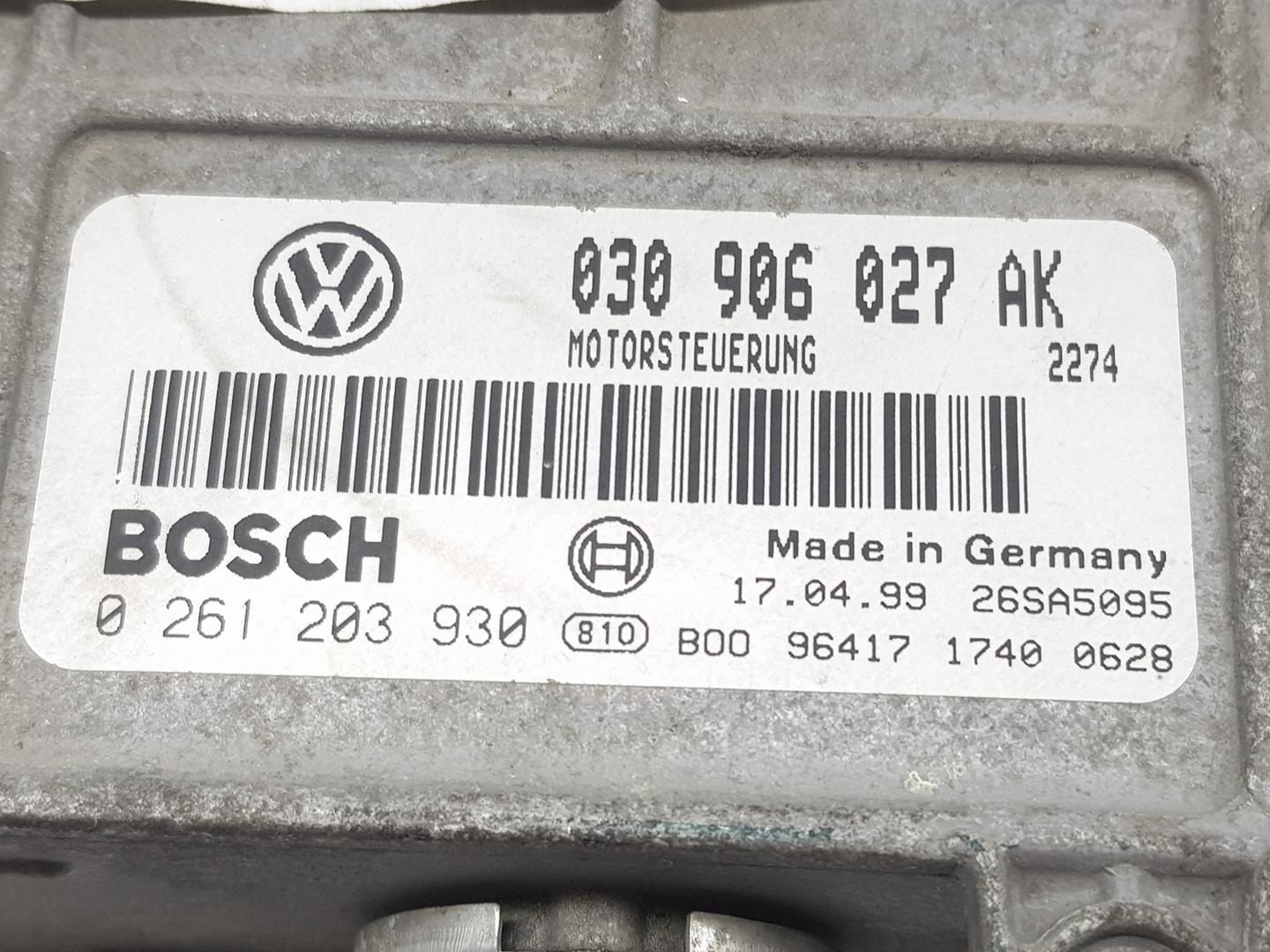 SEAT Arosa 6H (1997-2004) Calculateur d'unité de commande du moteur 030906027AK, 030906027AK 24230292