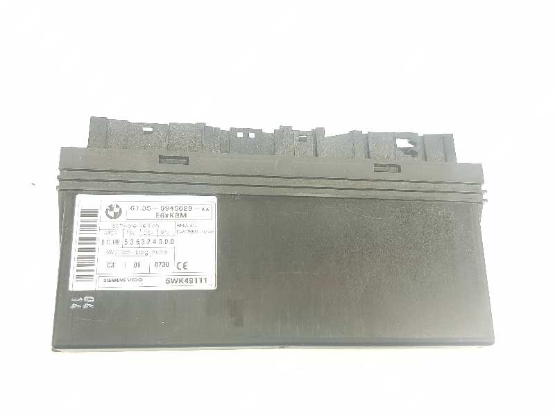 BMW 5 Series E60/E61 (2003-2010) Блок керування комфортом 61356945029,5WK49111 19739126