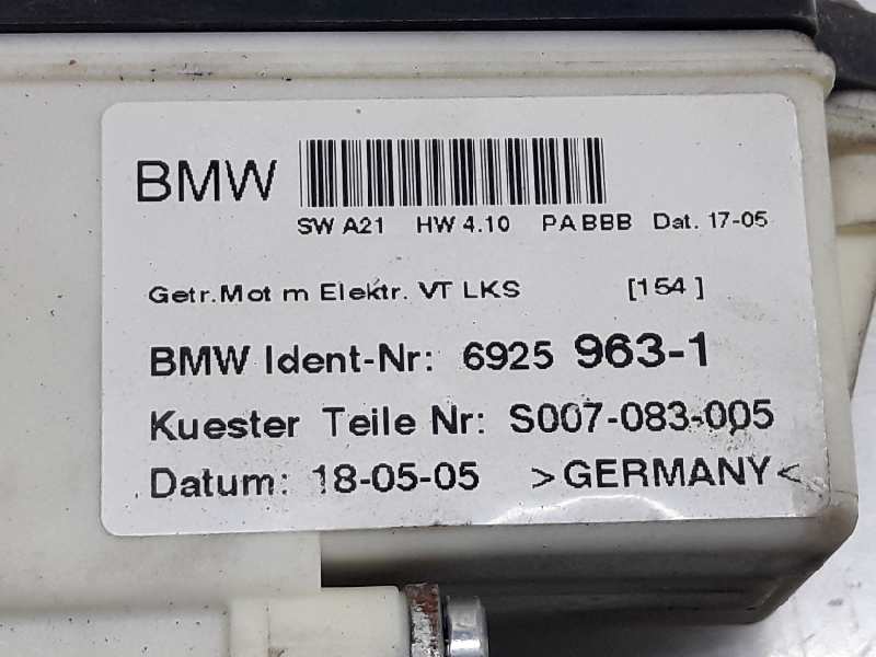 BMW X3 E83 (2003-2010) Vänster framdörr Fönsterregulatormotor 6925963, 67626925963 19897530