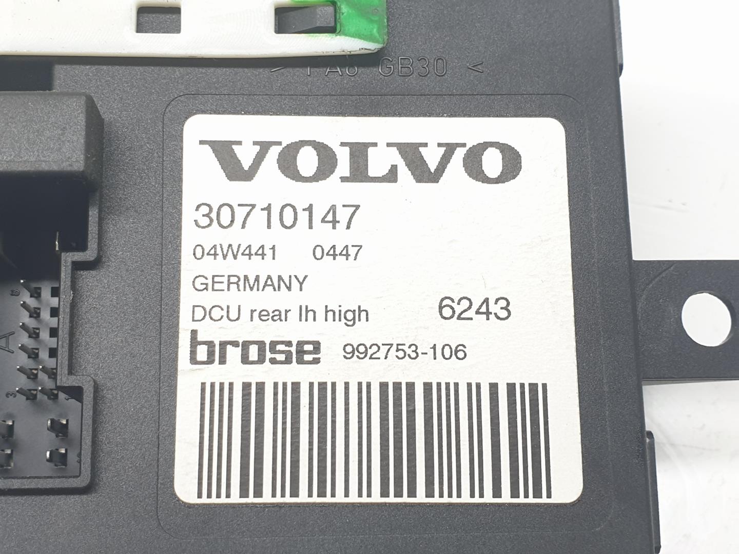 VOLVO S40 1 generation (1996-2004) Moteur de commande de vitre de porte arrière gauche 30710147, 30710147 24661804