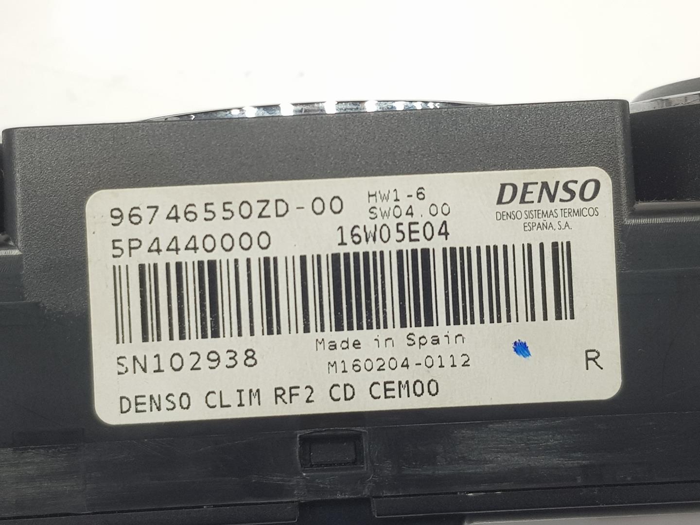 CITROËN C-Elysee 2 generation (2012-2017) Klimato kontrolės (klimos) valdymas 9823740080,1609170680 19899964