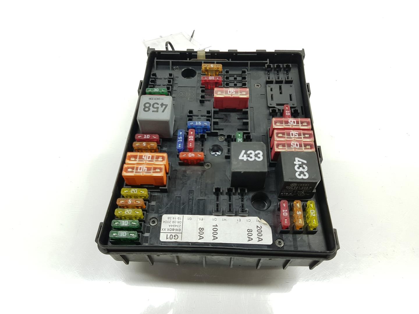 VOLKSWAGEN Golf 5 generation (2003-2009) Fuse Box EMBOX, 1K0937124K 23753898