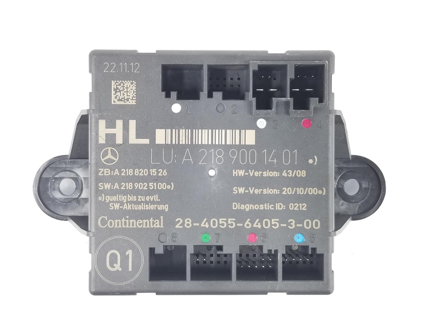 MERCEDES-BENZ C-Class W204/S204/C204 (2004-2015) Other Control Units A2189001401,2189001401,TRASEROIZQ 19791965