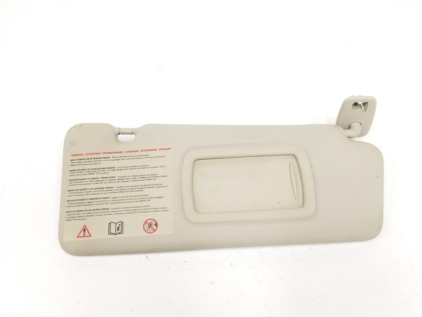 RENAULT Megane 3 generation (2008-2020) Right Side Sun Visor 964001446R, 964003478R 19883419