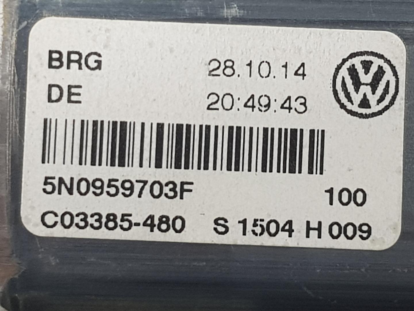 VOLKSWAGEN Tiguan 1 generation (2007-2017) Rear Left Door Window Control Motor 5N0959703F, 5N0959703F, SOLAMENTEELMOTOR 19731548