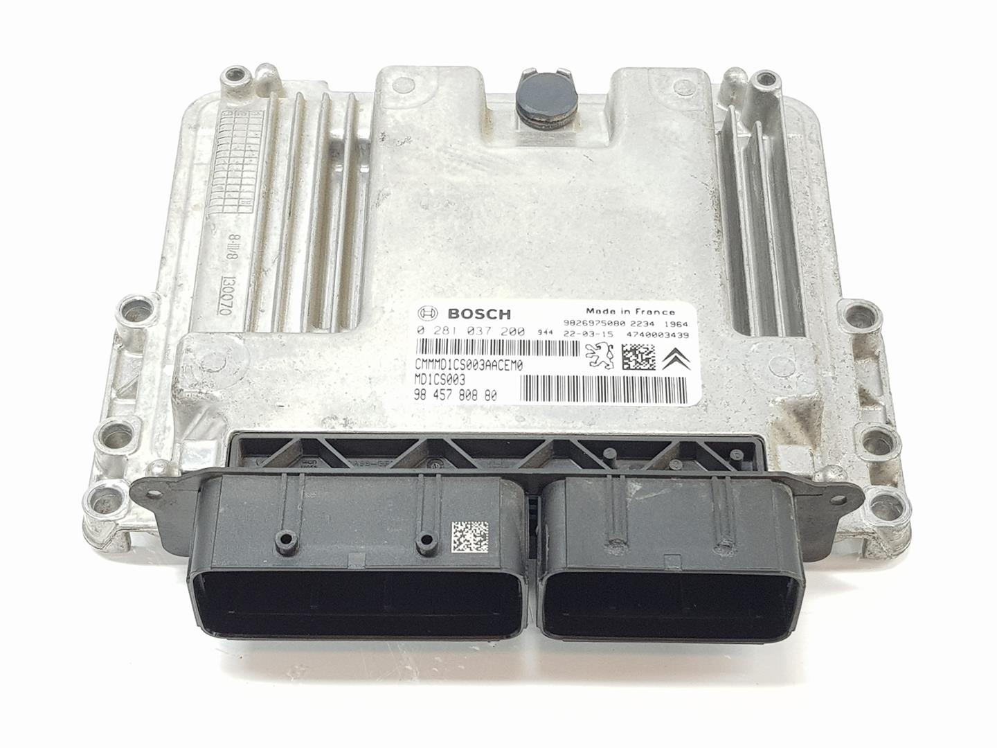 PEUGEOT Expert 3 generation (2017-2023) Блок керування двигуном ECU 9845780880,9845780880 27192442