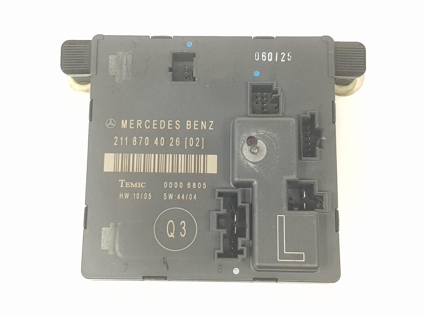 MERCEDES-BENZ E-Class W211/S211 (2002-2009) Other Control Units A2118704026, A2118704026 19851694