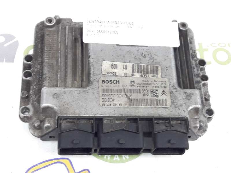 RENAULT 206 1 generation (1998-2009) Engine Control Unit ECU 9655919780, 0281011784, 2222DL 19632771