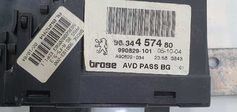 PEUGEOT 307 1 generation (2001-2008) Front Right Door Window Regulator 9222J9, 9222J9, CONMOTOR 19757979