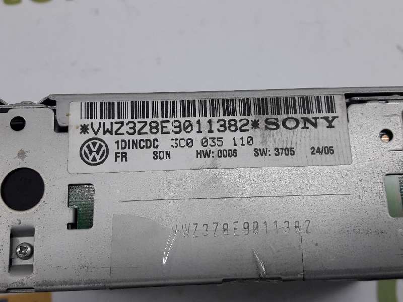 VOLKSWAGEN Passat B6 (2005-2010) Автомагнитола без навигации 3C0035110 19619917