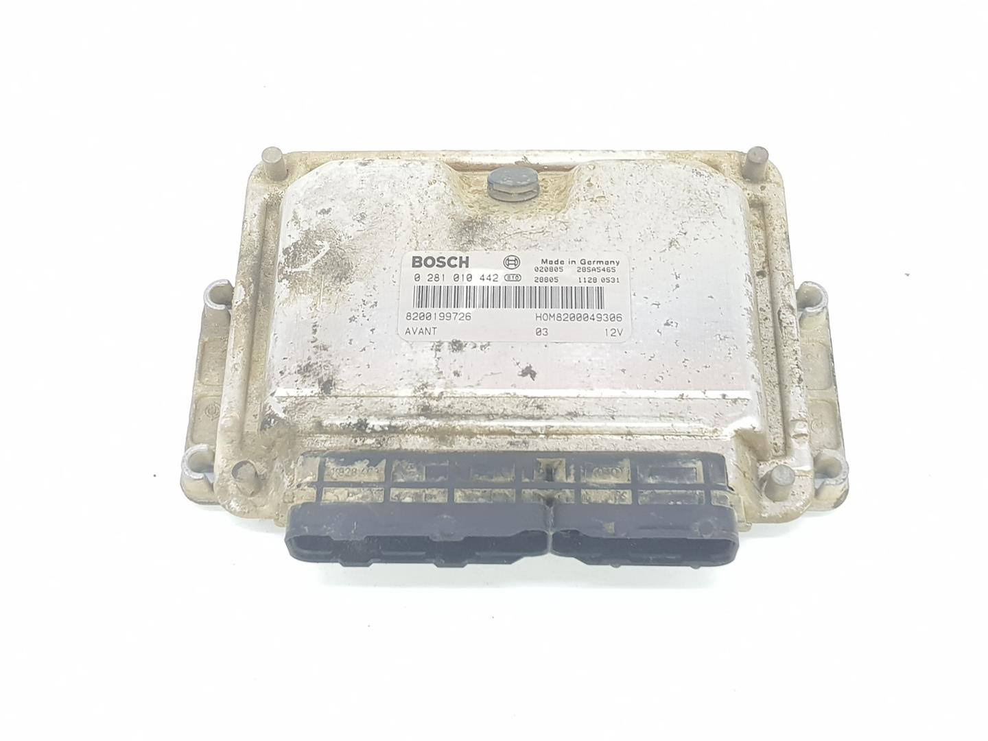 RENAULT Megane 2 generation (2002-2012) Блок керування двигуном ECU 8200199726,0281010442,2222DL 19771891