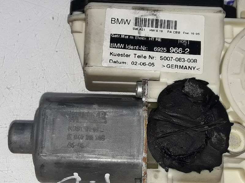 BMW X3 E83 (2003-2010) Galinių dešinių durų stiklo pakelėjo varikliukas 6925966, 67626925966 19897532