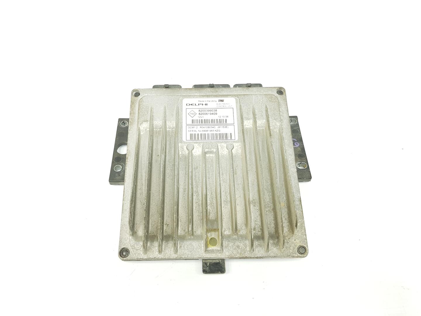 RENAULT Clio 3 generation (2005-2012) Блок керування двигуном ECU 8200399038,8200399038,2222DL 19810325