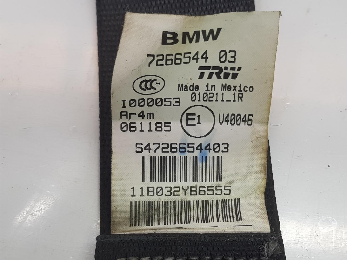 BMW X4 F26 (2014-2018) Højre bagerste sikkerhedssele 72117266544, 72117266544 19792787
