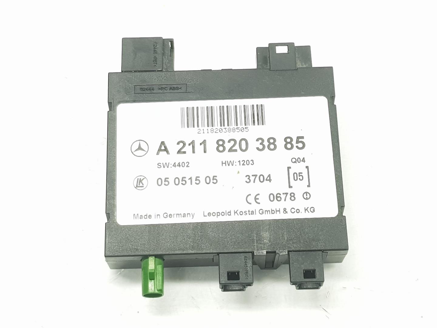 MERCEDES-BENZ E-Class W211/S211 (2002-2009) Other Control Units A2118203885, A2118203885 24228600