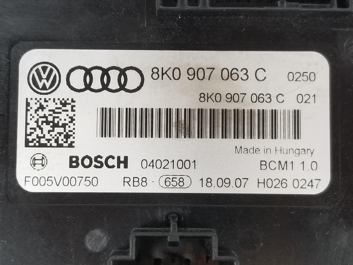 AUDI A5 8T (2007-2016) Other Control Units 8K0907063C, 8K0907063C 21073724