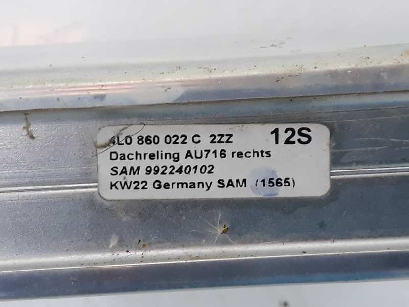 AUDI Q7 4L (2005-2015) Rail de toit côté droit 4L0860022Q,4L0860022Q,4L0860021Q 19652121