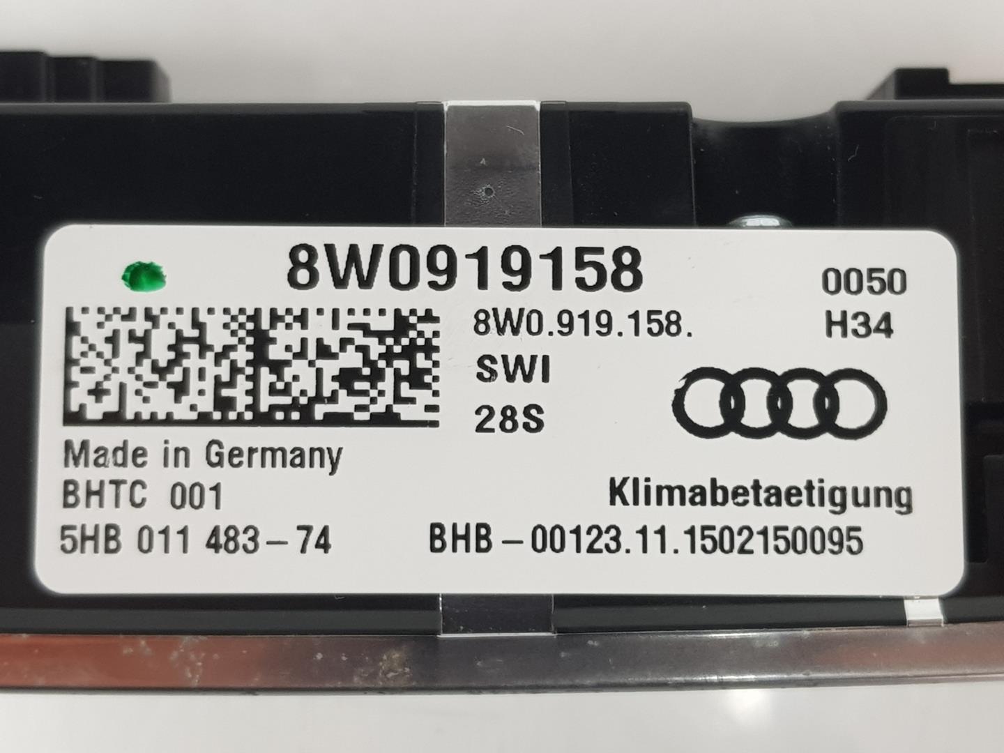 AUDI A4 B9/8W (2015-2024) Ilmastonhallintayksikkö 8W0919158,8W0919158 24241540