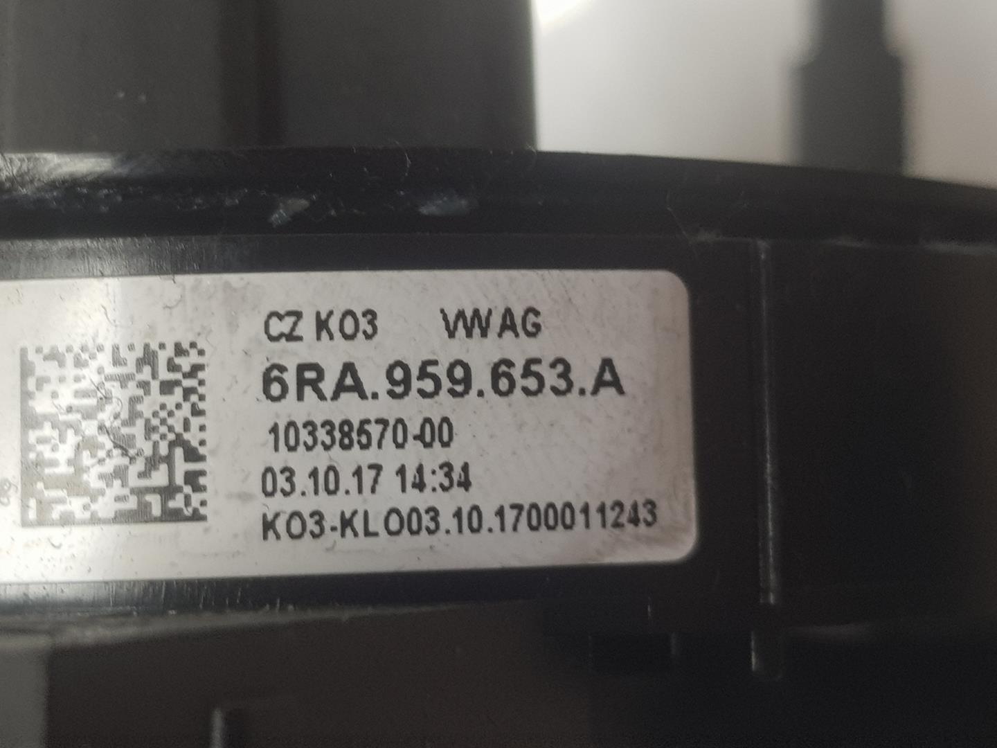 SKODA Rapid 2 generation (1985-2023) Rat Slip Ring Squib 6RA959653A, 6RA959653A 19786287