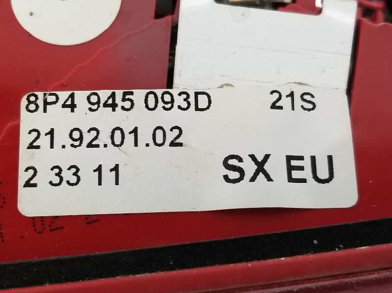 BMW A2 8Z (1999-2005) Feu arrière de hayon côté gauche 8P4945093D, 8P4945093D 19753216