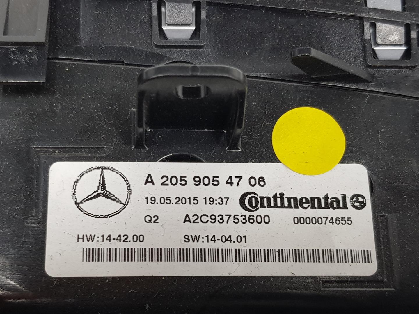 MERCEDES-BENZ C-Class W205/S205/C205 (2014-2023) Ilmastonhallintayksikkö A2059054706, A2059054706 24235030