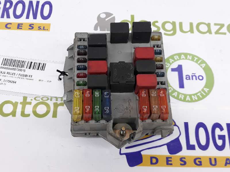 FIAT Doblo 1 generation (2001-2017) Fuse Box 51756264 19598896