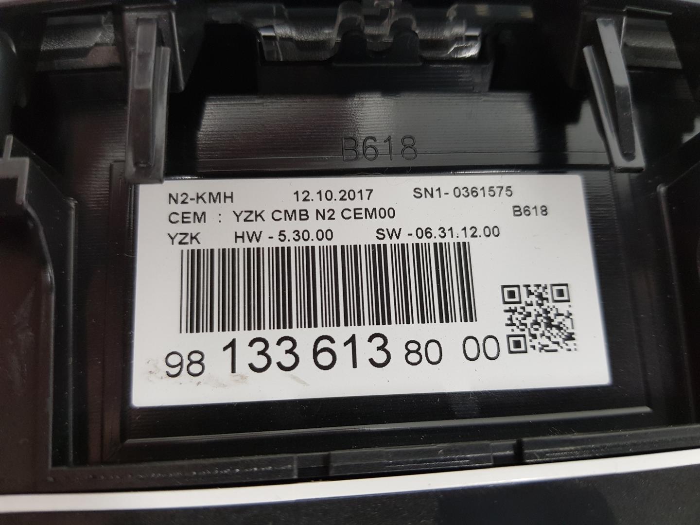 CITROËN C3 3 generation (2016-2024) Speedometer 9813361380, 9813361380 24235385