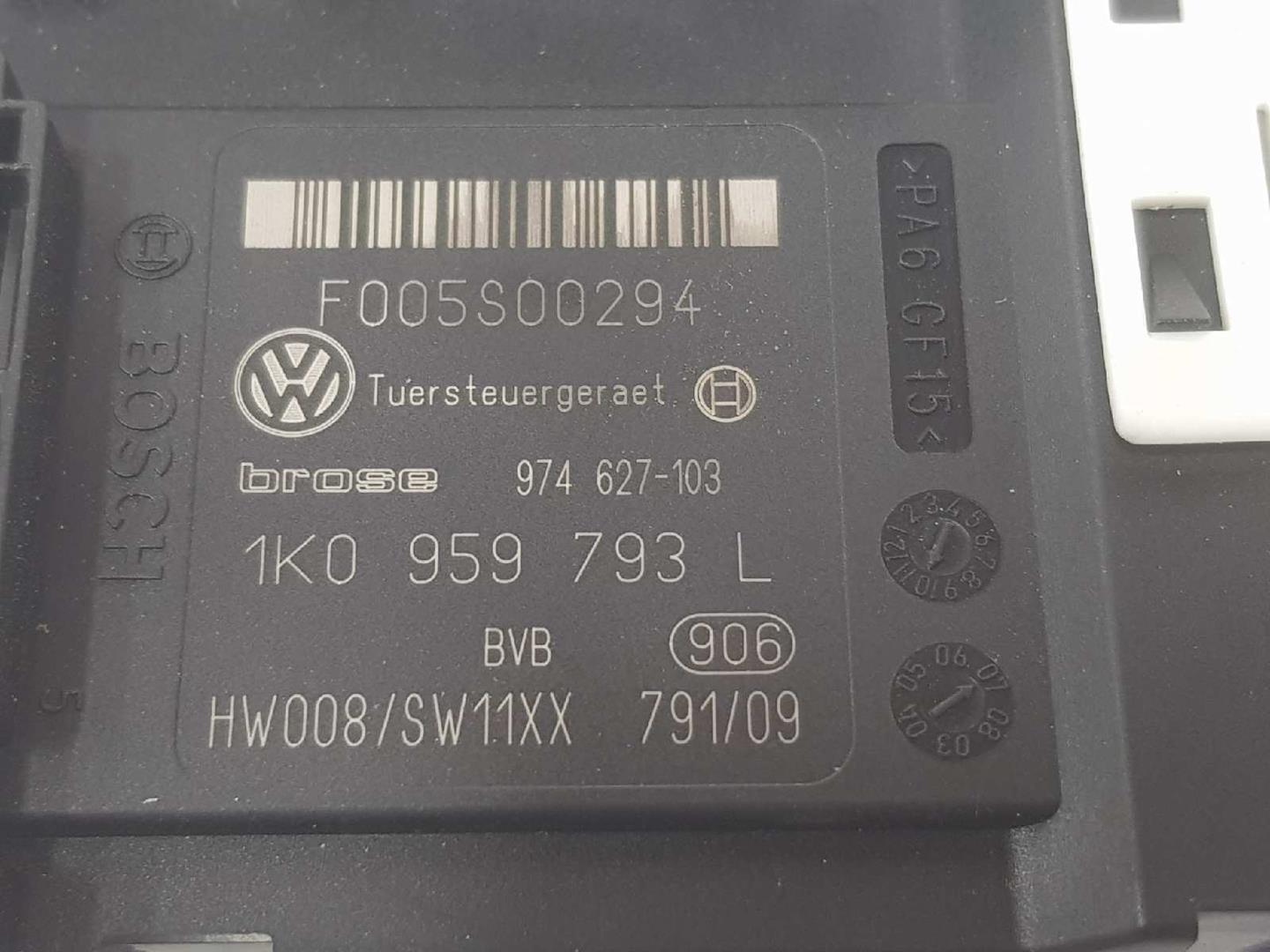 VOLKSWAGEN Jetta 5 generation (2005-2011) Motor regulator geam ușă stânga față 1K5837401AH, 9735643511K0959701P, SOLOMOTOR 19753311