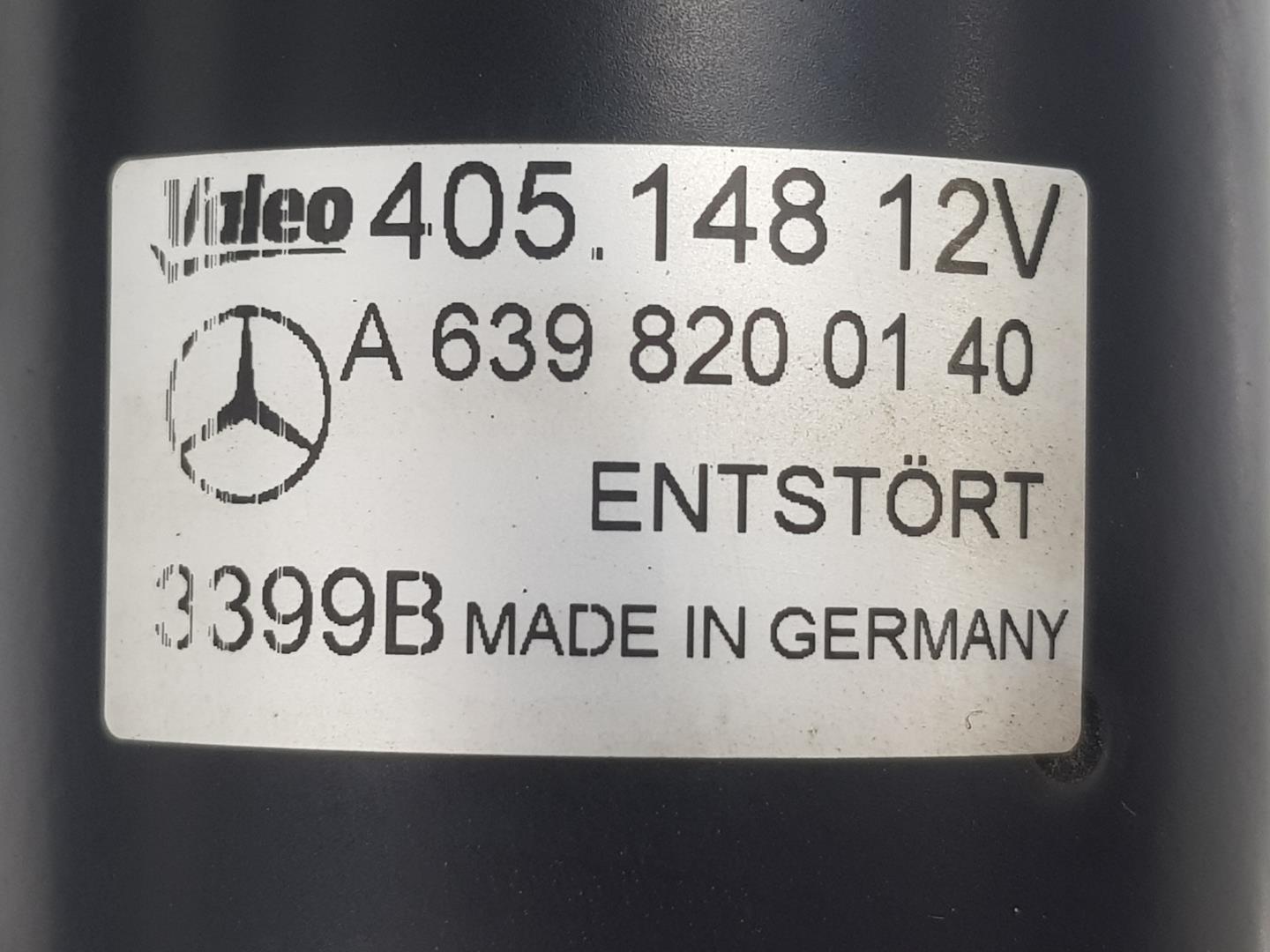 MERCEDES-BENZ Vito W639 (2003-2015) Vindrutetorkare fram A6398200140, A6398200140 19905717