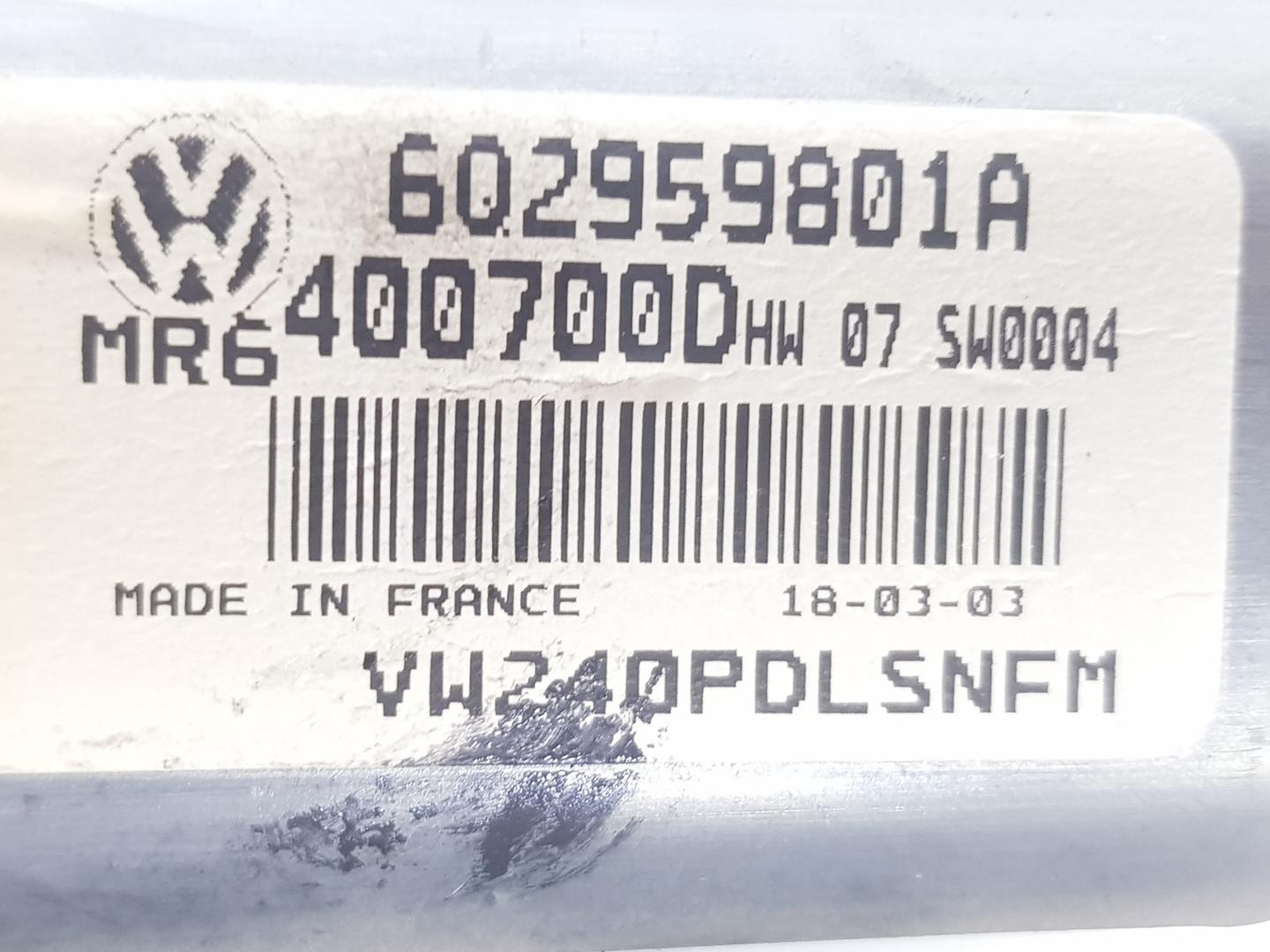 VOLKSWAGEN Polo 4 generation (2001-2009) Moteur de commande de vitre de porte avant droite 6Q2959801A,6Q2959801A 24215624