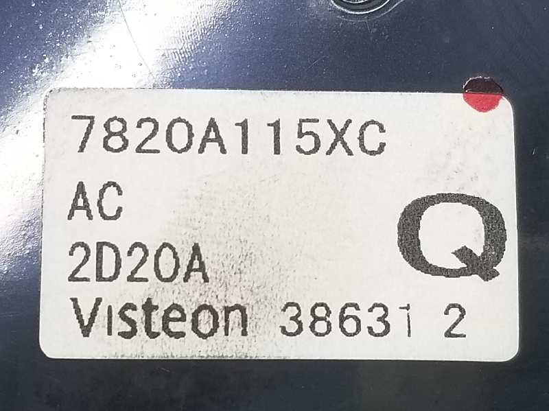 MITSUBISHI ASX 1 generation (2010-2020) Klimato kontrolės (klimos) valdymas 7820A115XC, 7820A115XC, 383612 19742008