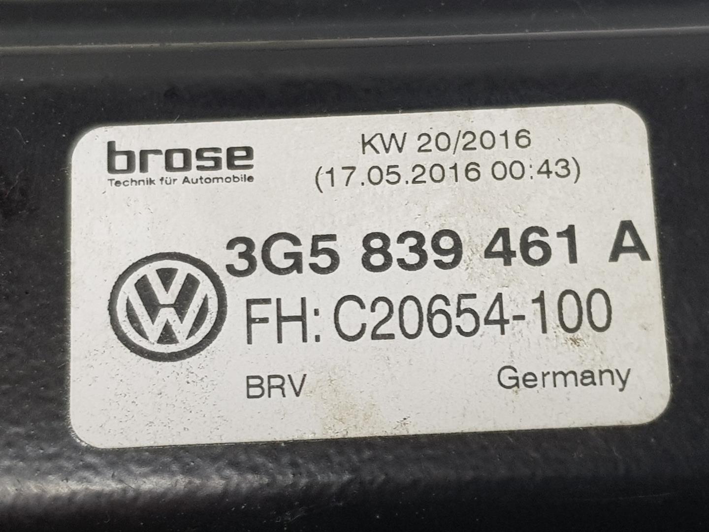 VOLKSWAGEN Passat B8 (2014-2023) Lève-vitre de porte arrière gauche 3G5839461B, 3G5839461B 24168798