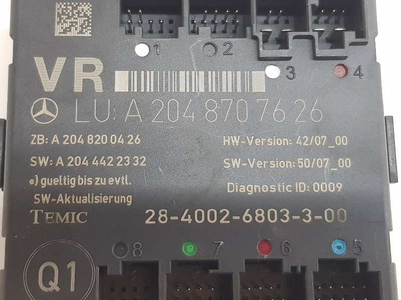 MERCEDES-BENZ C-Class W204/S204/C204 (2004-2015) Autres unités de contrôle A2048707626, 2048707626 19685385