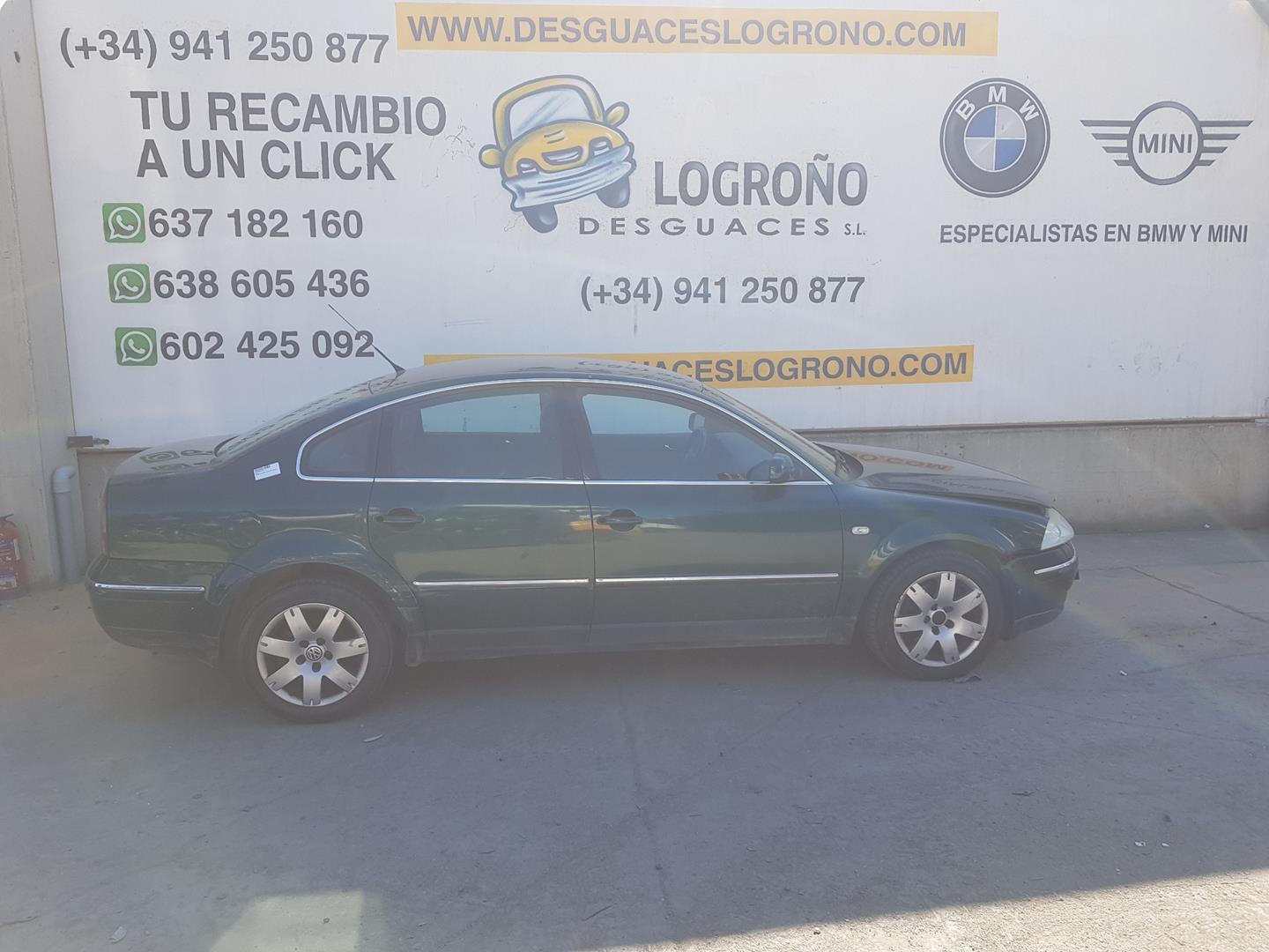 VOLKSWAGEN Passat B5 (1996-2005) Usa fata stanga 3B4831051BE, 3B4831051BE, VERDE9Y/B6W 19818159