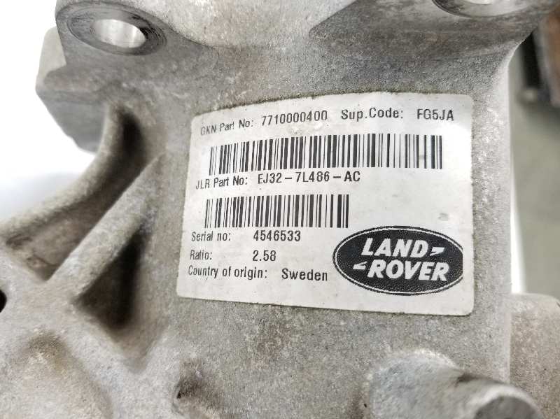 LAND ROVER Range Rover Evoque L538 (1 gen) (2011-2020) Priekinis reduktorius EJ327L486AC, LR051075, I=2.582222DL 19746735