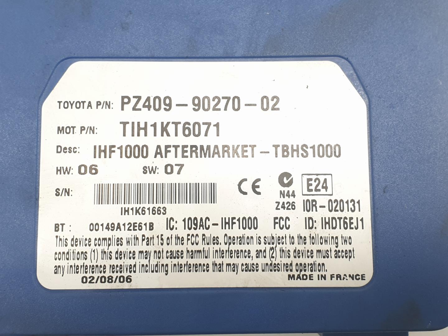 TOYOTA Land Cruiser 70 Series (1984-2024) Other Control Units PZ4099027002,PZ4099027002 24245800