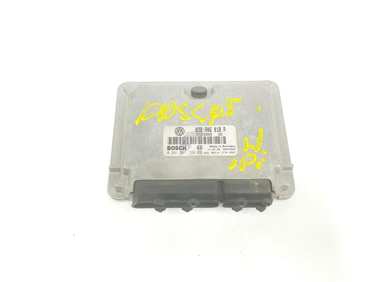 VOLKSWAGEN Passat B5 (1996-2005) Engine Control Unit ECU 038906018P, 2222DL 19893413