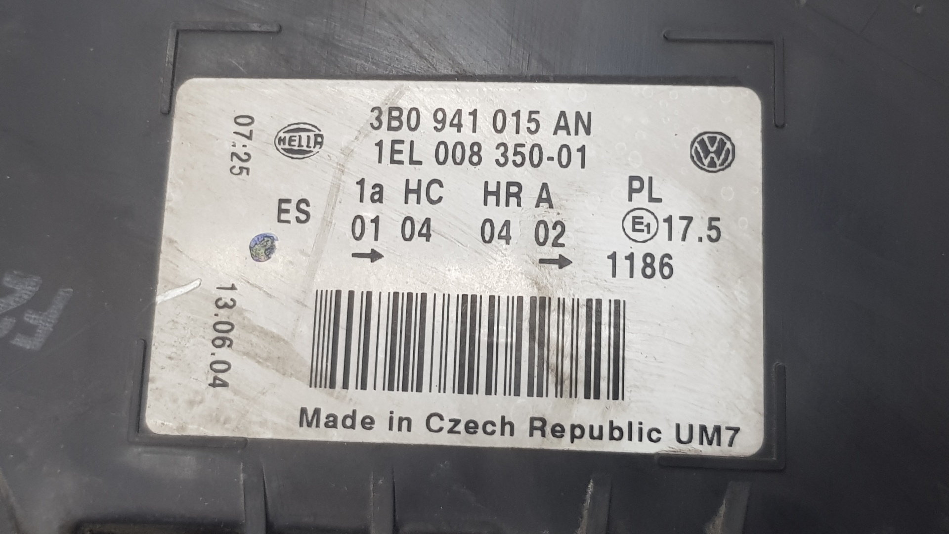 VOLKSWAGEN Passat B5 (1996-2005) Front Left Headlight 3B0941015AN, 3B0941015AN 24241365