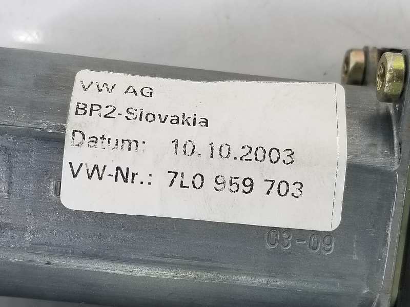 VOLKSWAGEN Touareg 1 generation (2002-2010) Rear Right Door Window Control Motor 7L0959704D,7L0959704D,SOLOMOTOR 19720686