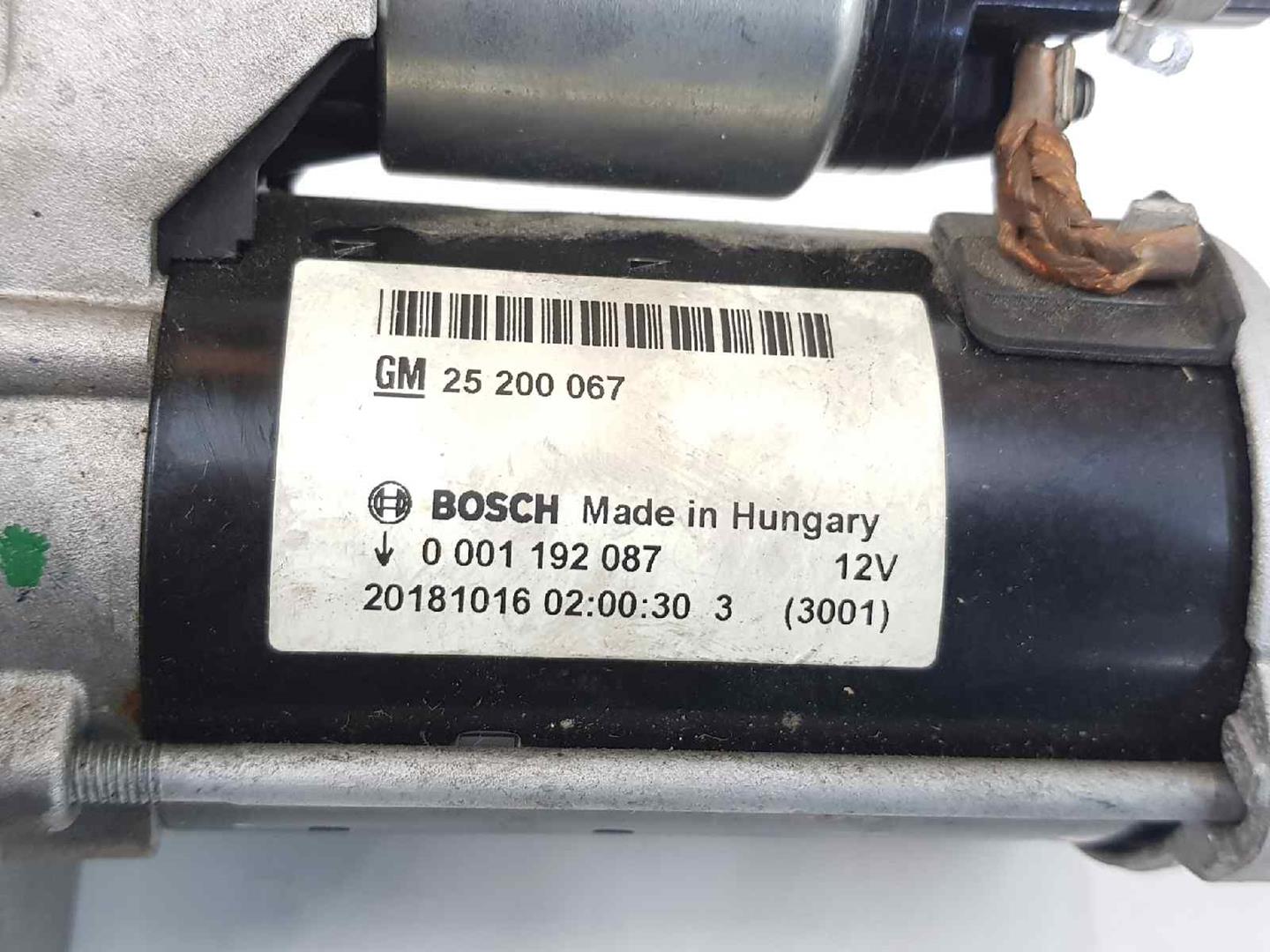 OPEL Corsa D (2006-2020) Starter Motor 25200067, 0001192087, 2222DL 19684674