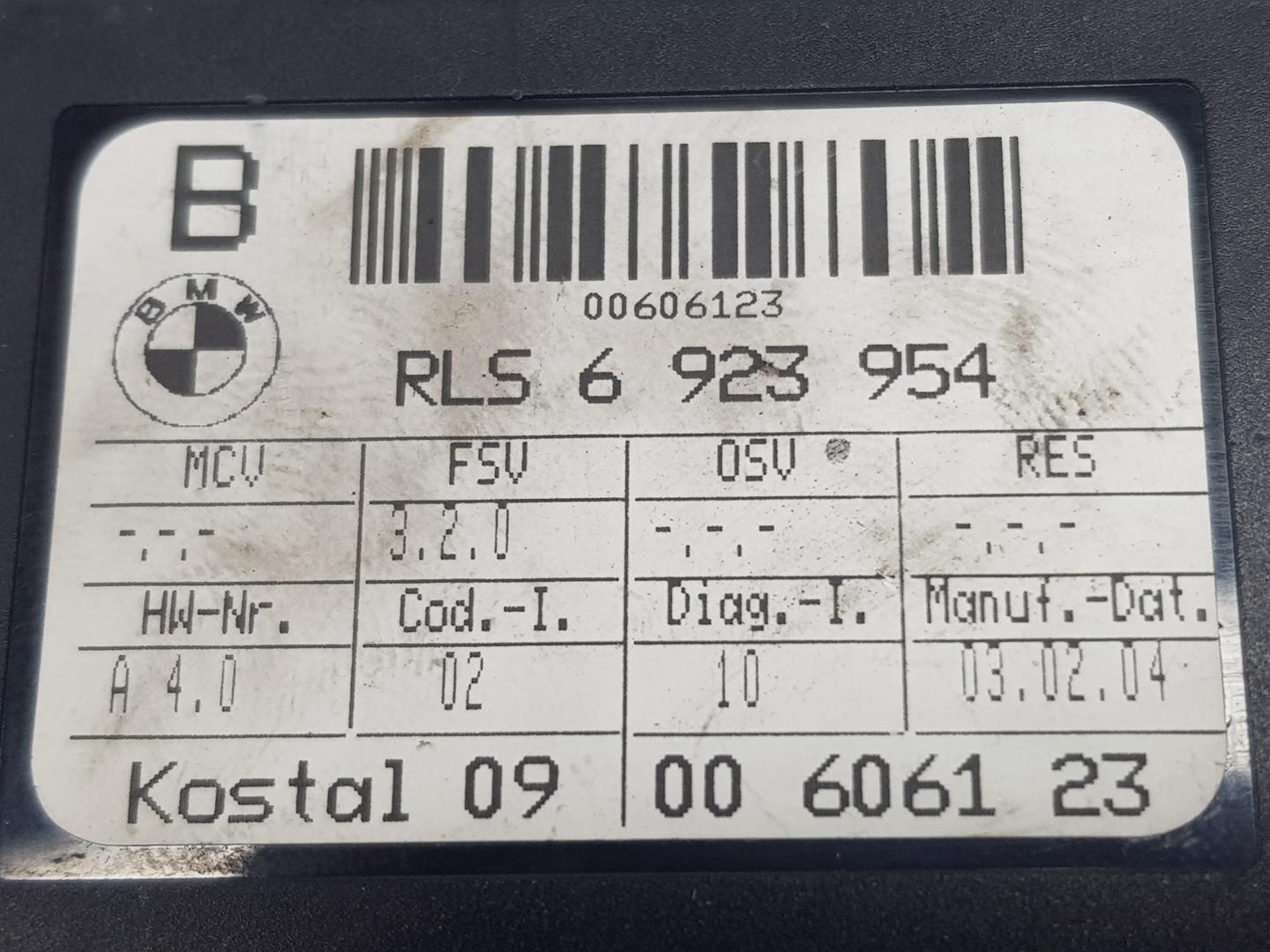 BMW X3 E83 (2003-2010) Egyéb vezérlőegységek 61356923954, 6923954 24221483