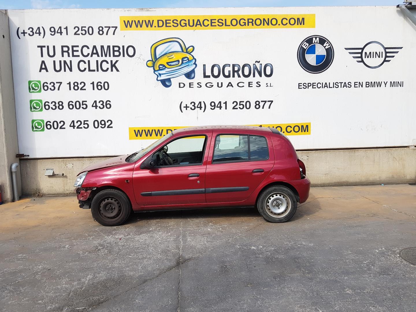 RENAULT Clio 2 generation (1998-2013) Galinės dešinės durys 7751469453, 7751469453, ROJOTENNJ 19826817