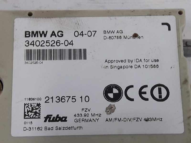 BMW X3 E83 (2003-2010) Sound Amplifier 3402526, 65203402526 19654769