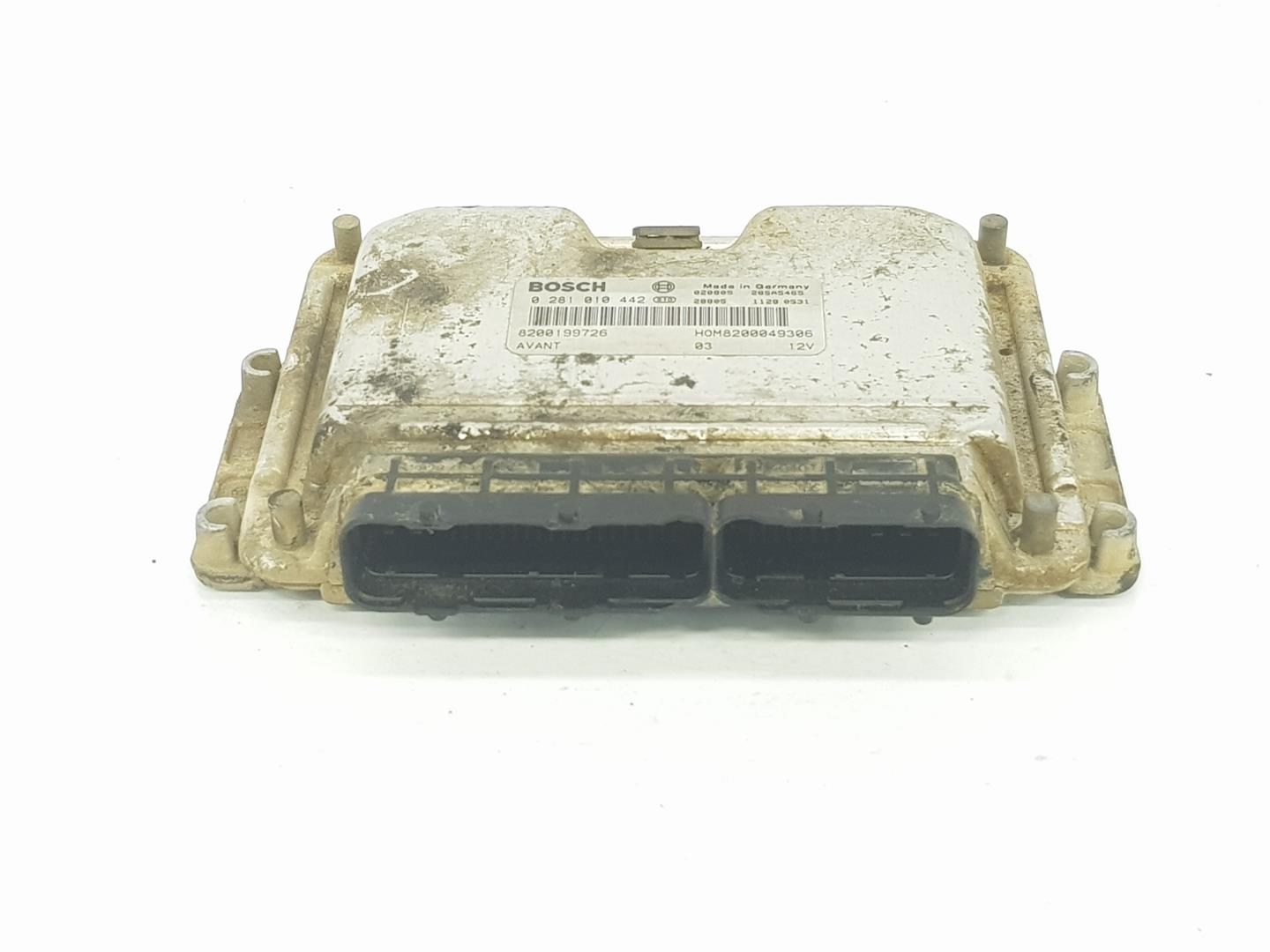 RENAULT Megane 2 generation (2002-2012) Блок керування двигуном ECU 8200199726,0281010442,2222DL 19771891