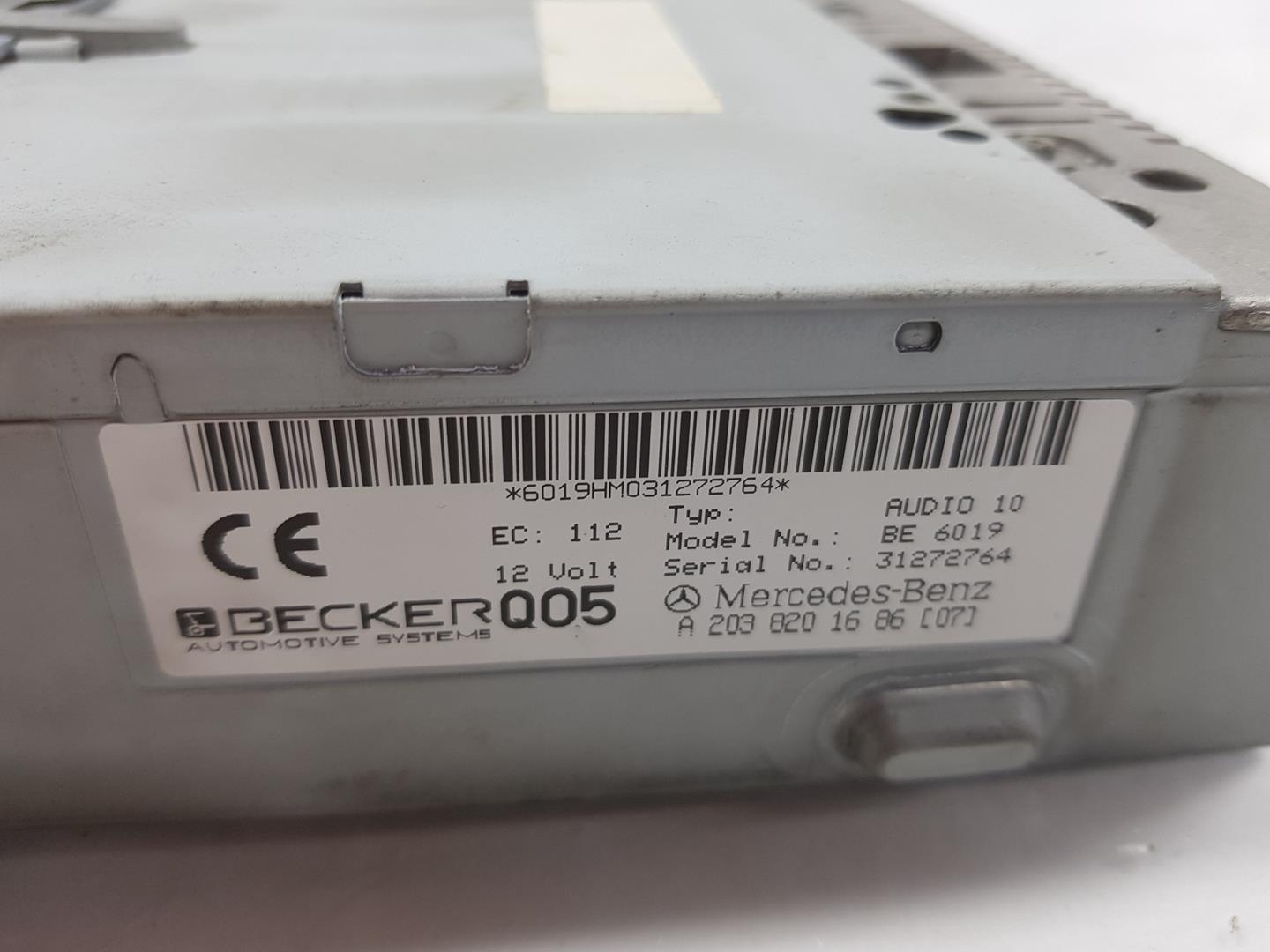 MERCEDES-BENZ C-Class W203/S203/CL203 (2000-2008) Muzikos grotuvas be navigacijos A2038201686, A2038201686 19825993