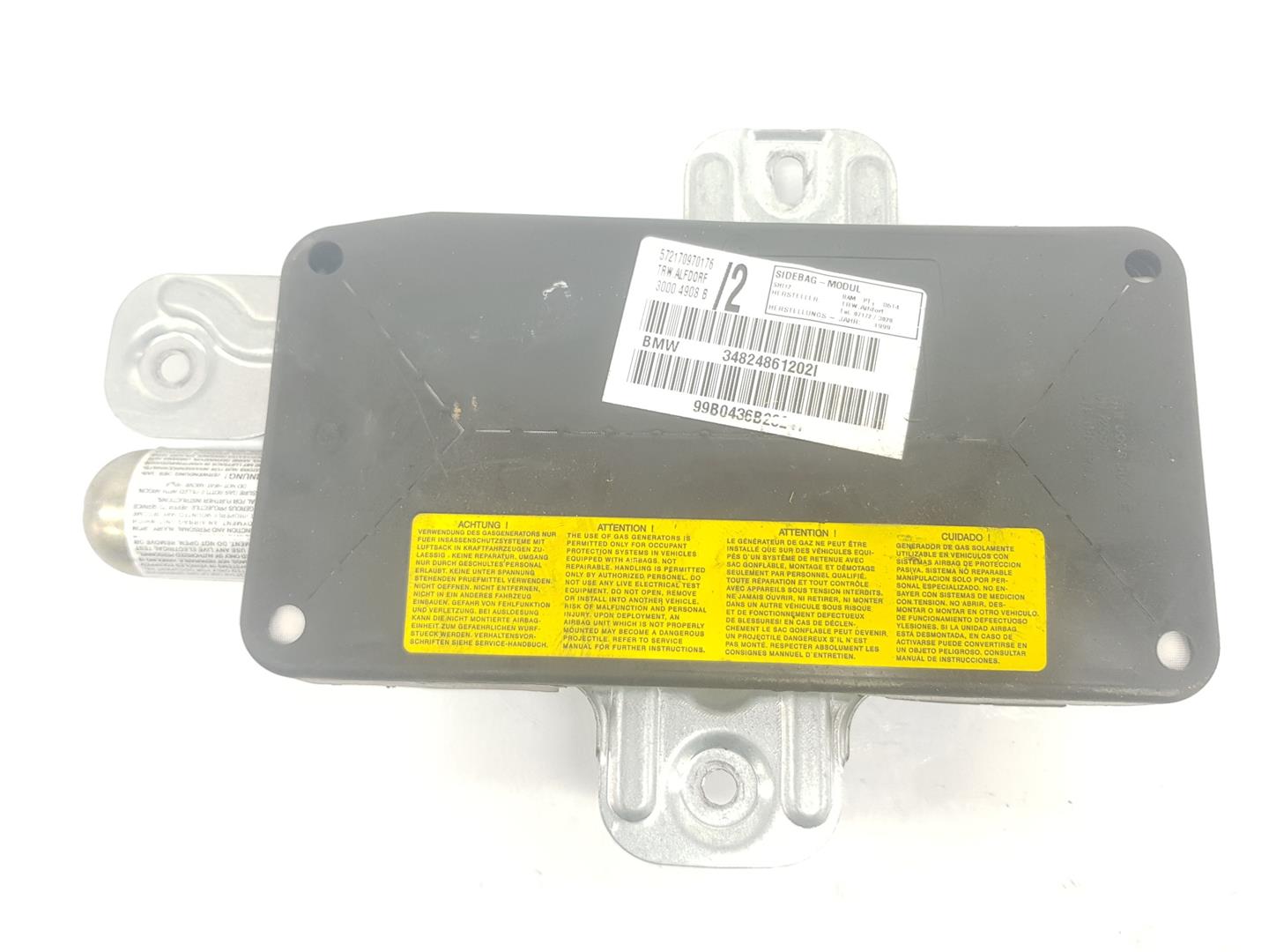 BMW 3 Series E46 (1997-2006) Front Right Door Airbag SRS 72128248612, 72127037234 19783389