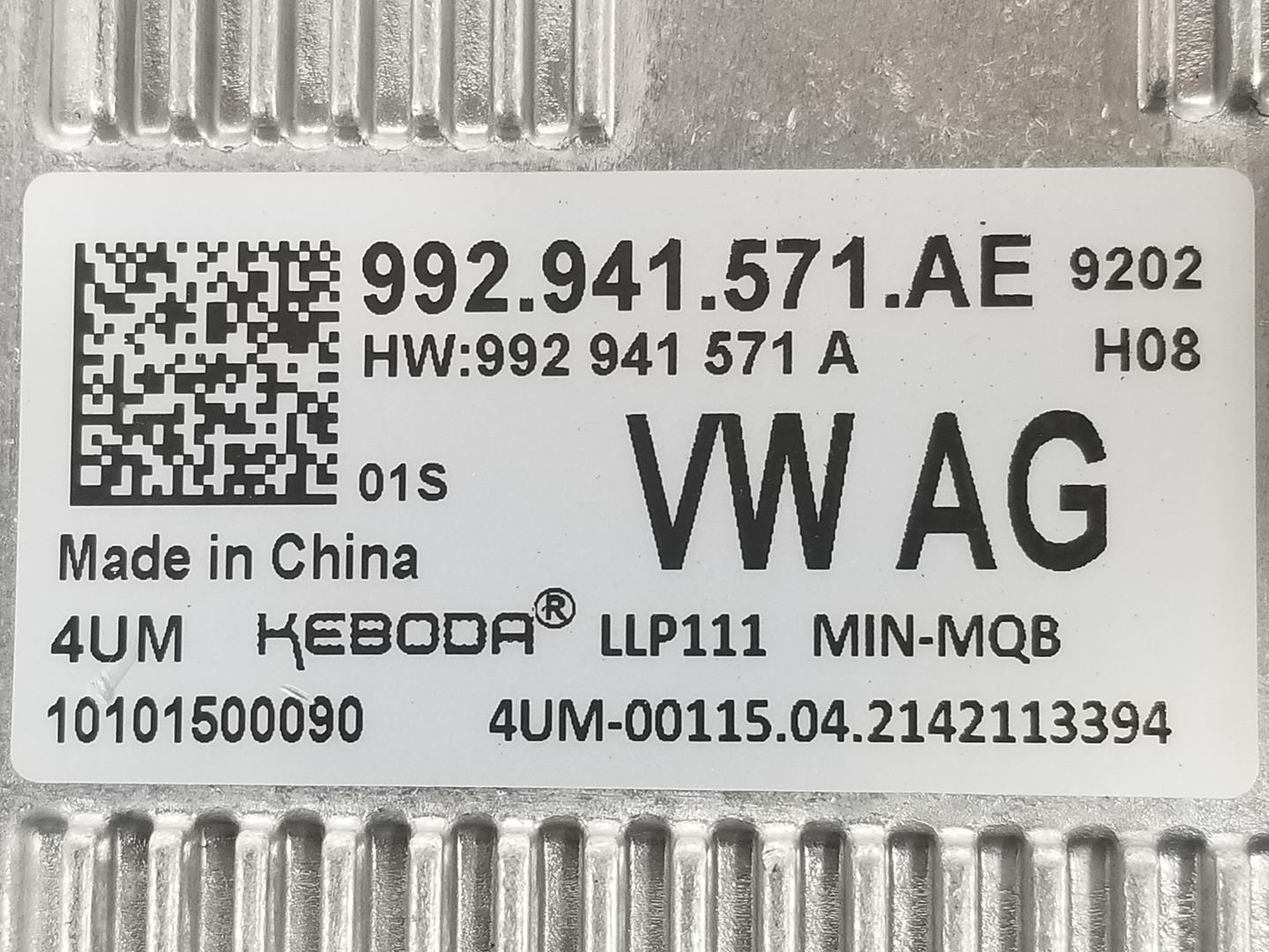 SEAT Alhambra 2 generation (2010-2021) Xenon lys kontrollenhet 992941571AE, 992941571AE 19894031