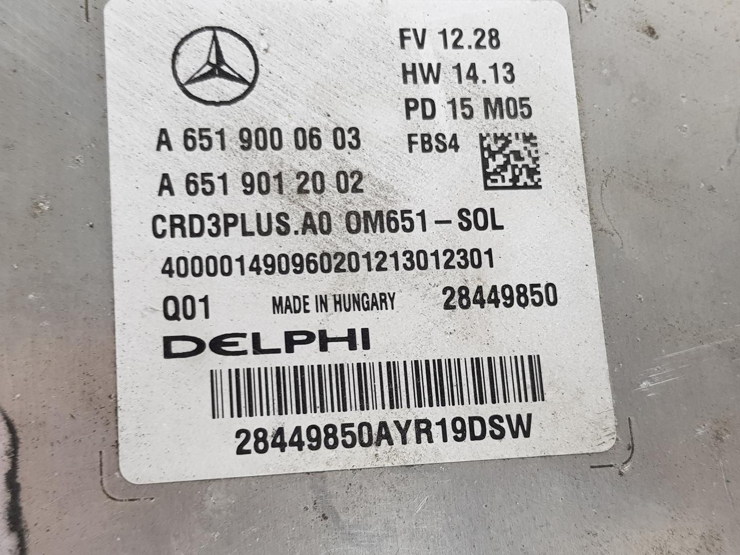 MERCEDES-BENZ C-Class W205/S205/C205 (2014-2023) Блок управления двигателем A6519000603,A6519000603 24235003