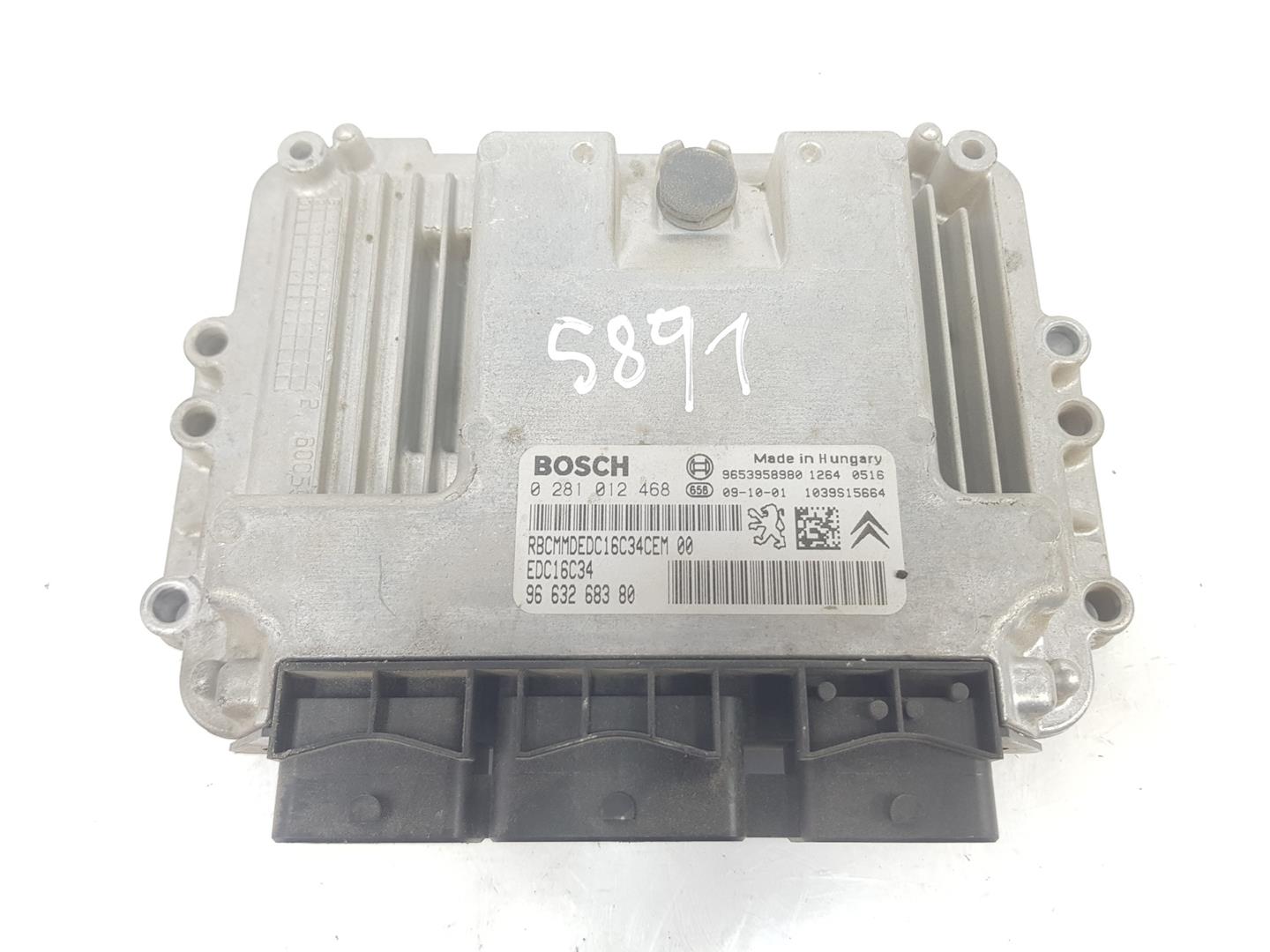 CITROËN Xsara Picasso 1 generation (1999-2010) Блок керування двигуном ECU 9663268380,9663268380 19881503